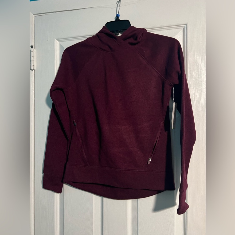 I am selling a Burgundy jacket/hoodie.